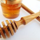 Olive Wood Honey Dipper Drizzle / Wooden Honey Spoon Stick / Wood Honey Serving