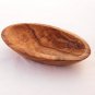 Olive Wood Hand-carved Boat Shaped Bowl  / Wooden Handcrafted Small Bowl