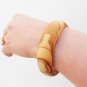 Engraved Wooden bracelet / Wooden bangle / Olive Wood Bracelet / Gift for her