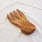 Engraved Olive Wood salad server / Olive Wood serving hand, Kitchen Cooking Uten
