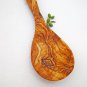Olive Wood Spoon / Wooden Kitchen Cooking Eating Serving Spoon Utensil
