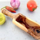 Olive Wood Large Measuring Kitchen Spice Scoop Wooden Coffee Table Spoon 8.6 Olive Wood Large Measuring Kitchen Spice Scoop Wooden Coffee Table Spoon 8.6