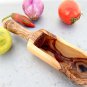 Olive Wood Large Measuring Kitchen Spice Scoop Wooden Coffee Table Spoon 8.6