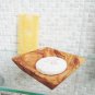 Olive Wood Rustic Soap Dish / Bathroom Soap Holder / Wedding Gift / Baby Shower