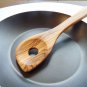 Medium 12 Inch Sauce Spatula Spoon from Olive Wood / Kitchen Cooking Utensil / W