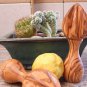 Olive Wood Lemon Juicer / Citrus Reamer Press / Wooden Lemon squeezer