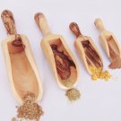 Olive Wood Spice Scoop Set / Wooden Measuring Coffee Sugar Salt Spoon Scoop Olive Wood Spice Scoop Set / Wooden Measuring Coffee Sugar Salt Spoon Scoop