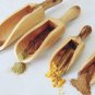 Olive Wood Spice Scoop Set / Wooden Measuring Coffee Sugar Salt Spoon Scoop