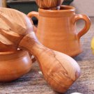Olive Wood Lemon Juicer / Citrus Reamer Press / Wooden Lemon squeezer