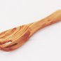 Olive Wood Salad Spoon Fork / Olive Wood Serving Spoon Fork Utensil 9-Inch long