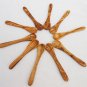 Olive Wood small coffee sugar tea spoon set, Set of 10 sugar salt coffee Spoons