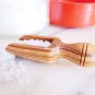 Olive Wood Small Salt Scoop / Wooden Measuring Coffee Scoop Spoon