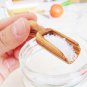 Olive Wood Small Salt Scoop / Wooden Measuring Coffee Scoop Spoon
