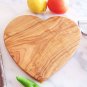 Olive Wood Heart Shaped Cutting / Cheese / Chopping Board , Custom Personalized