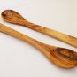 Engraved Olive Wood Spoon Set, Salad Servers, Wooden cooking utensils, Set of sp