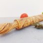 Engraved Olive Wood Rustic Rolling Pin, Wooden Pastry Pizza Rolling Pin, Wedding