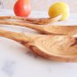 Olive Wood spoon set / Wooden Kitchen Cooking Salad spoons Utensils