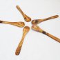 Olive Wood Olive Wood small coffee sugar spoon set, Set of 5 sugar salt coffee s