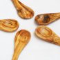 Olive Wood Olive Wood small coffee sugar spoon set, Set of 5 sugar salt coffee s