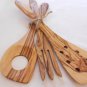 Wooden cooking kitchen Utensils 12 inch / Set of 3 Cooking Tools from olive wood