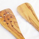 Spatula set, Wooden pierced spatula , Wooden long spatulas, Mom gift