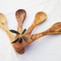 Olive Wood Spoon Set / Wooden Cooking Eating Kitchen Utensil Set