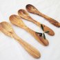 Olive Wood Spoon Set / Wooden Cooking Eating Kitchen Utensil Set