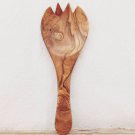 Olive Wood Big Large Spoon 9.8/ Wooden Kitchen Cooking Serving Spoon / Wedding G Olive Wood Big Large Spoon 9.8/ Wooden Kitchen Cooking Serving Spoon / Wedding G