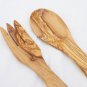 Olive Wood salad servers / Salad serving mixing set / Wedding Gift
