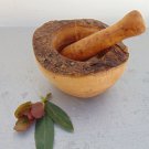 Spice Herb grinder from Olive Wood 5.2 inches with Natural Edges, Exotic Rustic