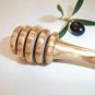 Olive Wood Honey Dipper / Wooden Honey Spoon 4.6 inch