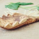 Personalized Olive Wood Spaghetti Spoon 12 Inch long, Wooden Pasta Server