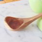 Special Curved Olive Wood Ladle, 10.5-Inch Hand-carved Wooden Soup Serving Ladle