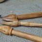 Wooden Olive Picks Forks Set, Pickles Olives Picking Forks Spoons