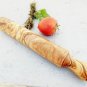 Olive Wood Rustic Rolling Pin, Wooden Pastry Pizza Rolling Pin, Wedding