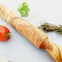 Olive Wood Rustic Rolling Pin, Wooden Pastry Pizza Rolling Pin, Wedding