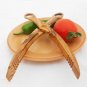Unique Olive Wood Scissors, Rustic Wooden Serving Scissors Tongs