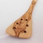 Wooden Pierced Large Spatula 12 inch or 14 inch, Olive Wood long spatula