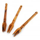 Wooden Olive Picks Set, Picking Forks from Olive Wood / Christmas Gifts Idea