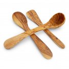 Set of 3 Olive Wood Utensils : 1 Spatula, 1 Ladle, 1 Spoon / Olive Wood Utensil