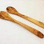 Olive Wood Spoon Set, Salad Servers, Wooden cooking utensils, Set of spoon and s
