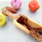 Olive Wood Large Measuring Kitchen Spice Scoop Wooden Coffee Table Spoon 8.6 inc