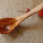 Special Pierced Olive Wood Ladle, 10.5-Inch Hand-carved Wooden Soup Serving Cook