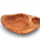 Hand-carved Wooden Rustic Bowl  / Olive Wood Handcrafted Serving Bowl