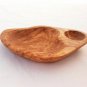 Hand-carved Wooden Rustic Bowl / Olive Wood Handcrafted Serving Bowl