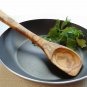 Olive Wood Medium Sauce Spatula Corner Pointed Spoon  / Kitchen Cooking Utensil
