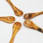 Olive Wood Olive Wood small coffee sugar spoon set, Set of 5 sugar salt coffee s