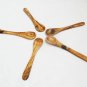 Olive Wood Olive Wood small coffee sugar spoon set, Set of 5 sugar salt coffee s