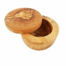 Olive Wood Salt Keeper Box, Spice Keeper, Sugar Pot , Salt Cellar, Mom gift, Bir Olive Wood Salt Keeper Box, Spice Keeper, Sugar Pot , Salt Cellar, Mom gift, Bir