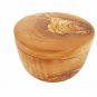 Olive Wood Salt Keeper Box, Spice Keeper, Sugar Pot , Salt Cellar, Mom gift, Bir